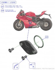 CNC Racing Inspektionsdeckel Pramac Edition fr Ducati Panigale V4, Streetfighter V4, Multistrada V4 & Diavel V4